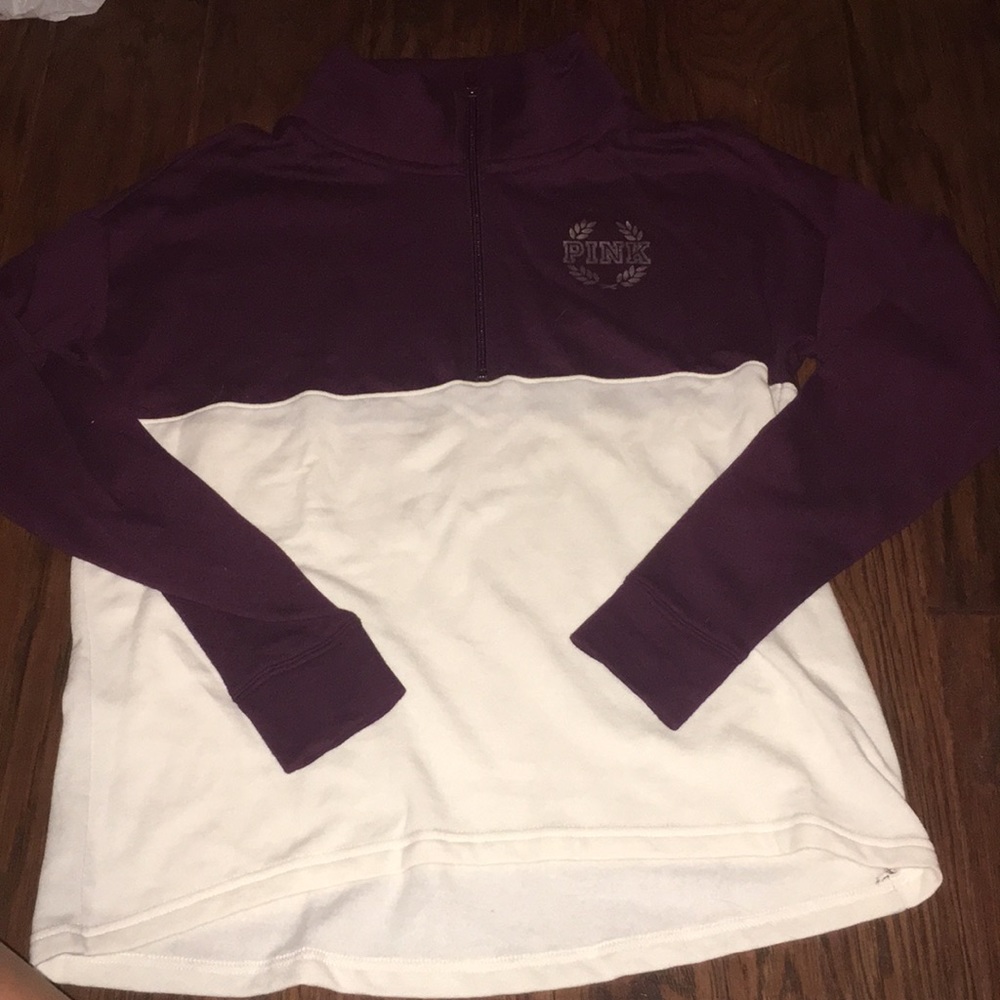 Pink pullover. Size small.